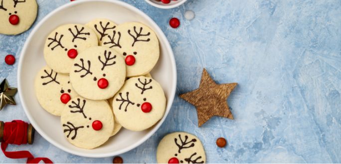 トナカイのクッキーの写真