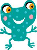 カエルのイラスト アイコン